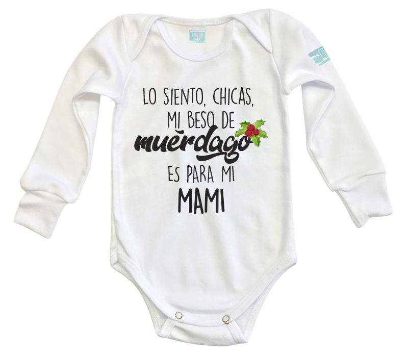 Body Bebé Mi Beso de Muerdago - MarchanteMX