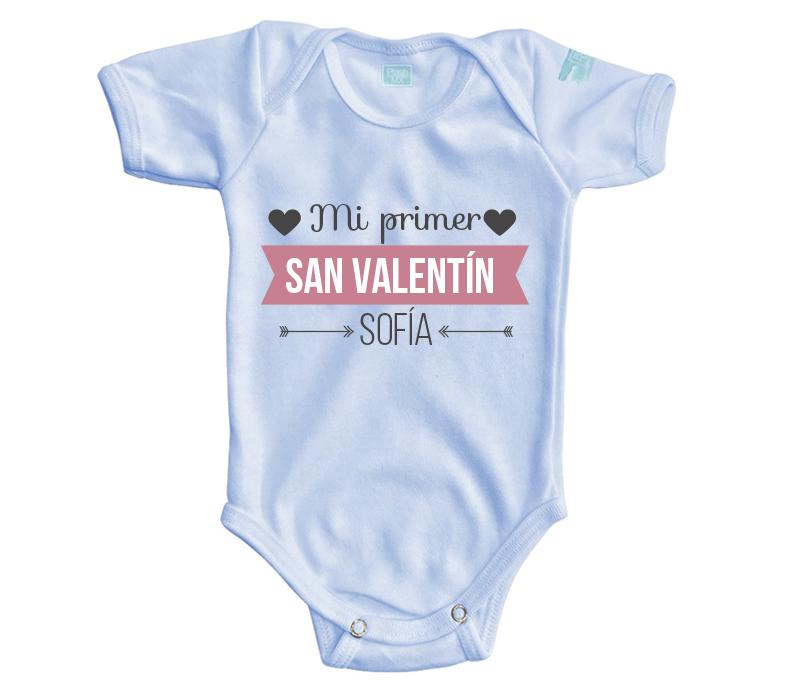Body Bebé Mi Primer San Valentín (banda) - MarchanteMX