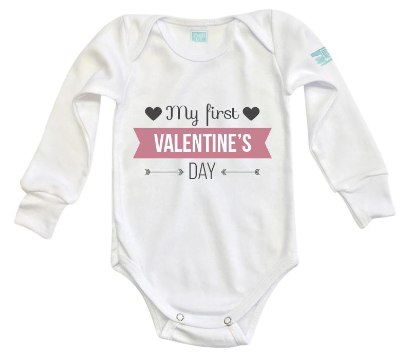 Body Bebé My First Valentine (Banda) - MarchanteMX