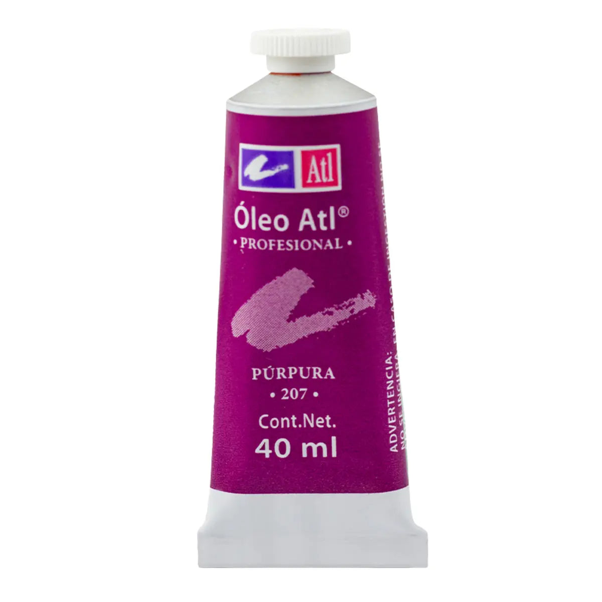Pack Con 3 Pinturas Al Óleo De 40 ml T-14 Color A Elegir Purpura 207 - Rodin