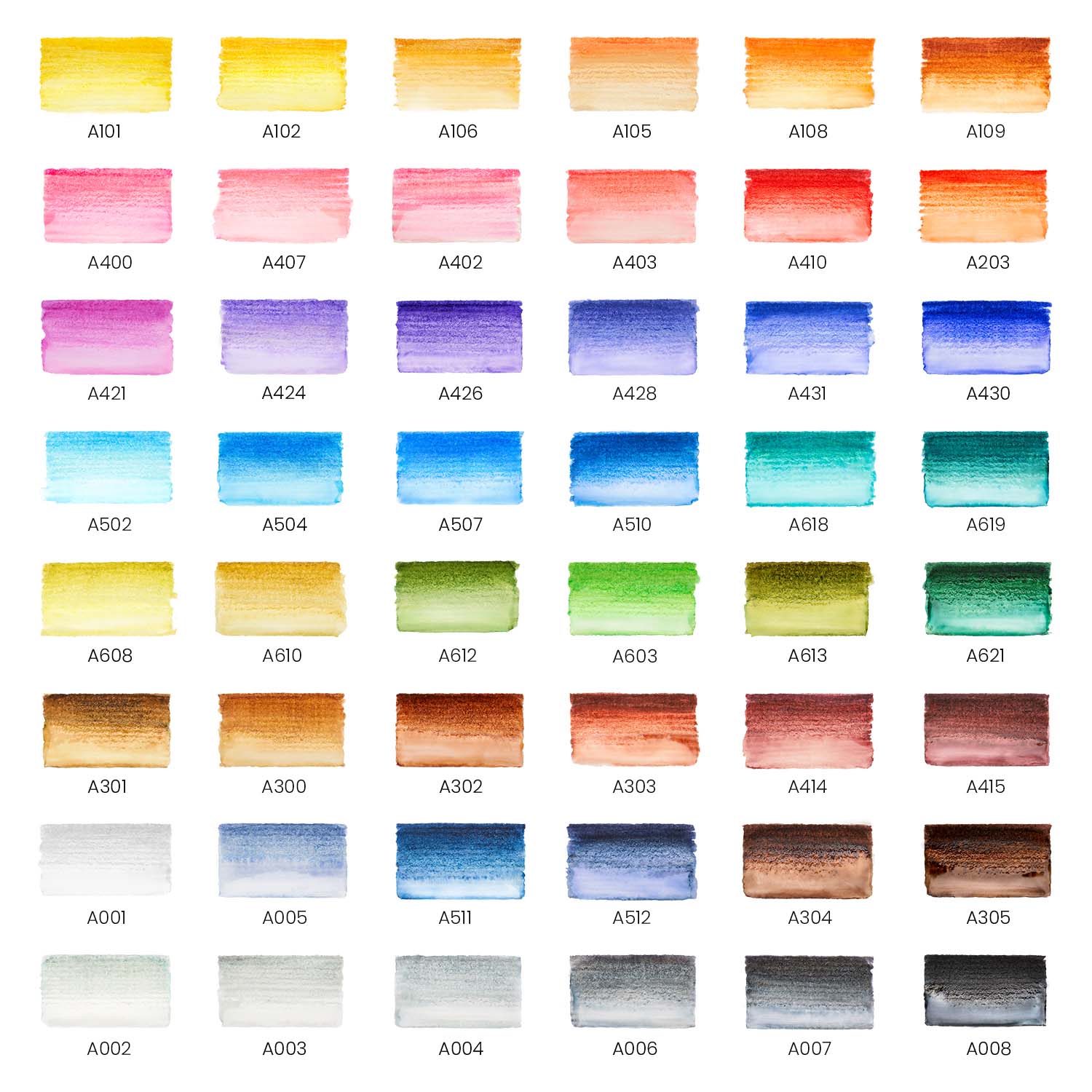 Set 48 Brush Pen Plumón Marcador Punta Pincel Premium Arteza