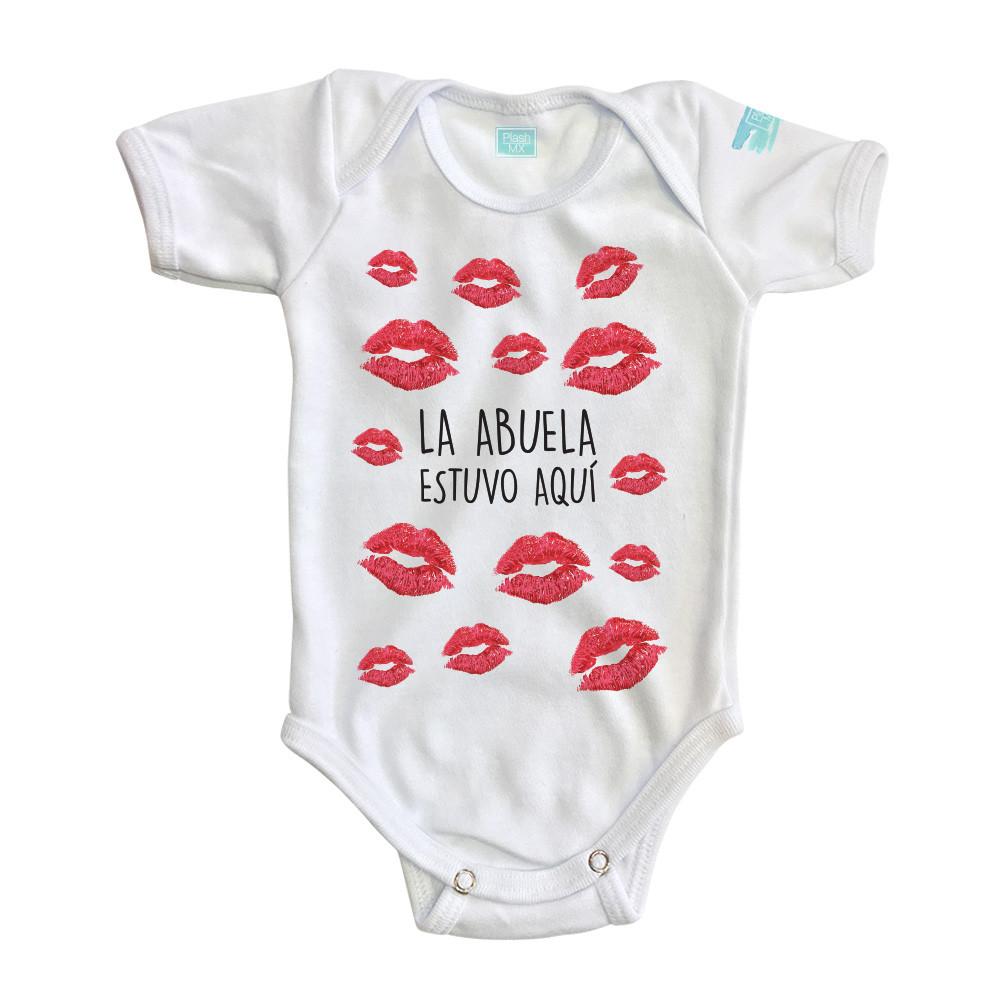 Body Bebé La Abuela Estuvo Aquí - MarchanteMX