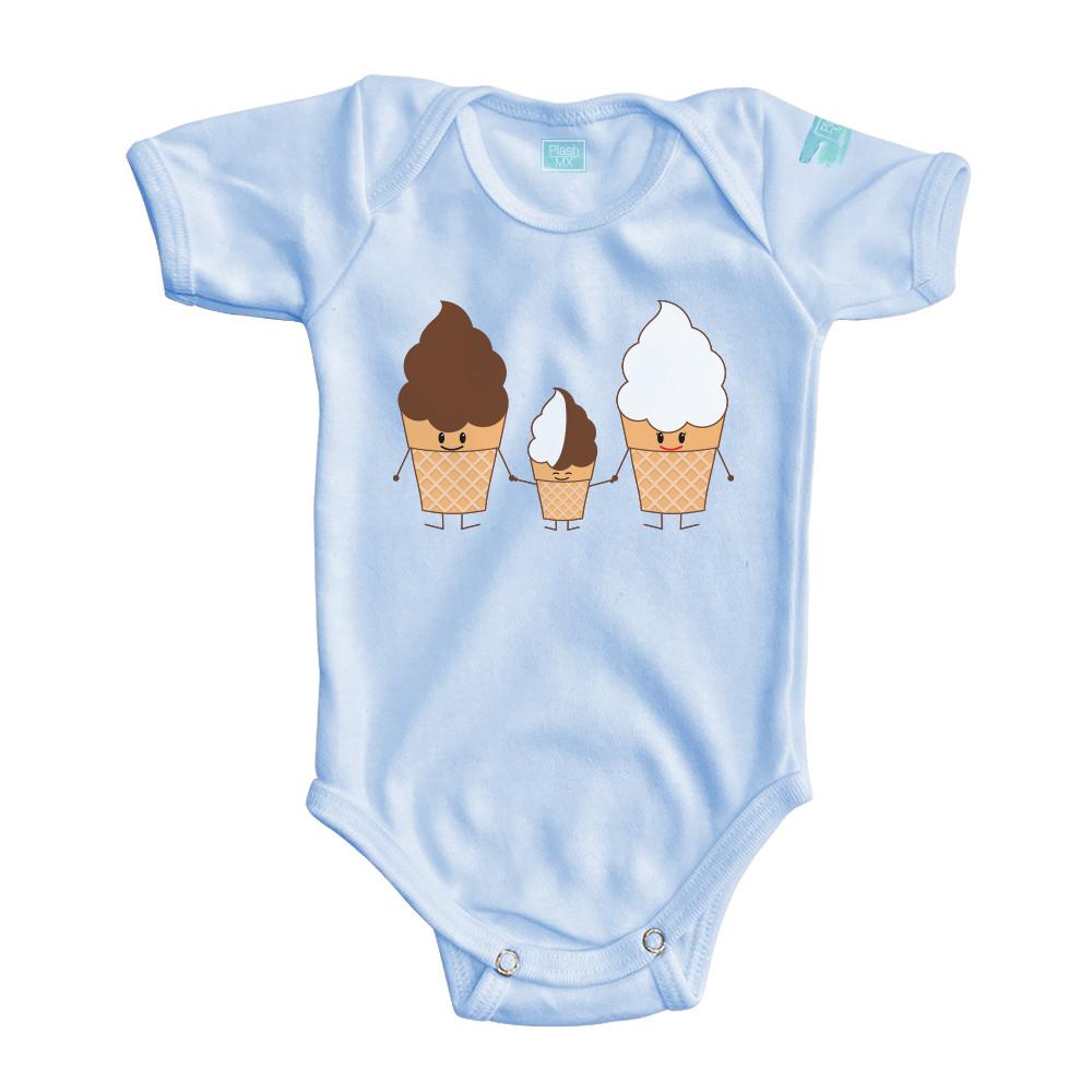 Body Bebé Familia Helados - MarchanteMX