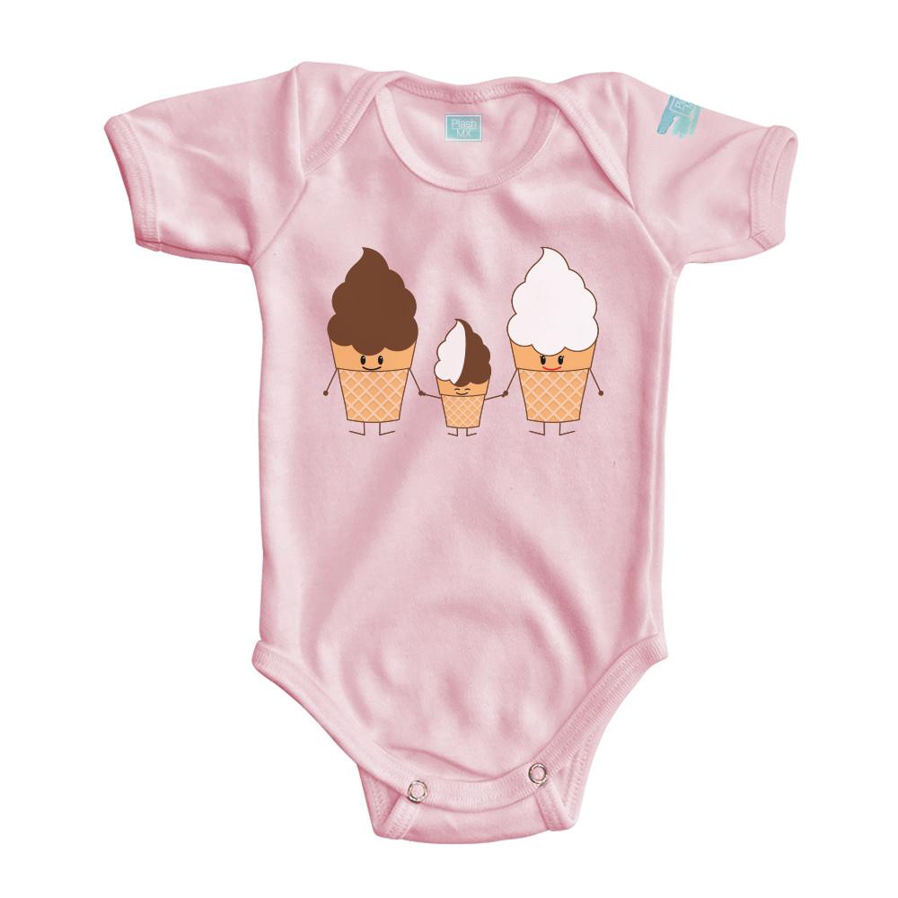 Body Bebé Familia Helados - MarchanteMX