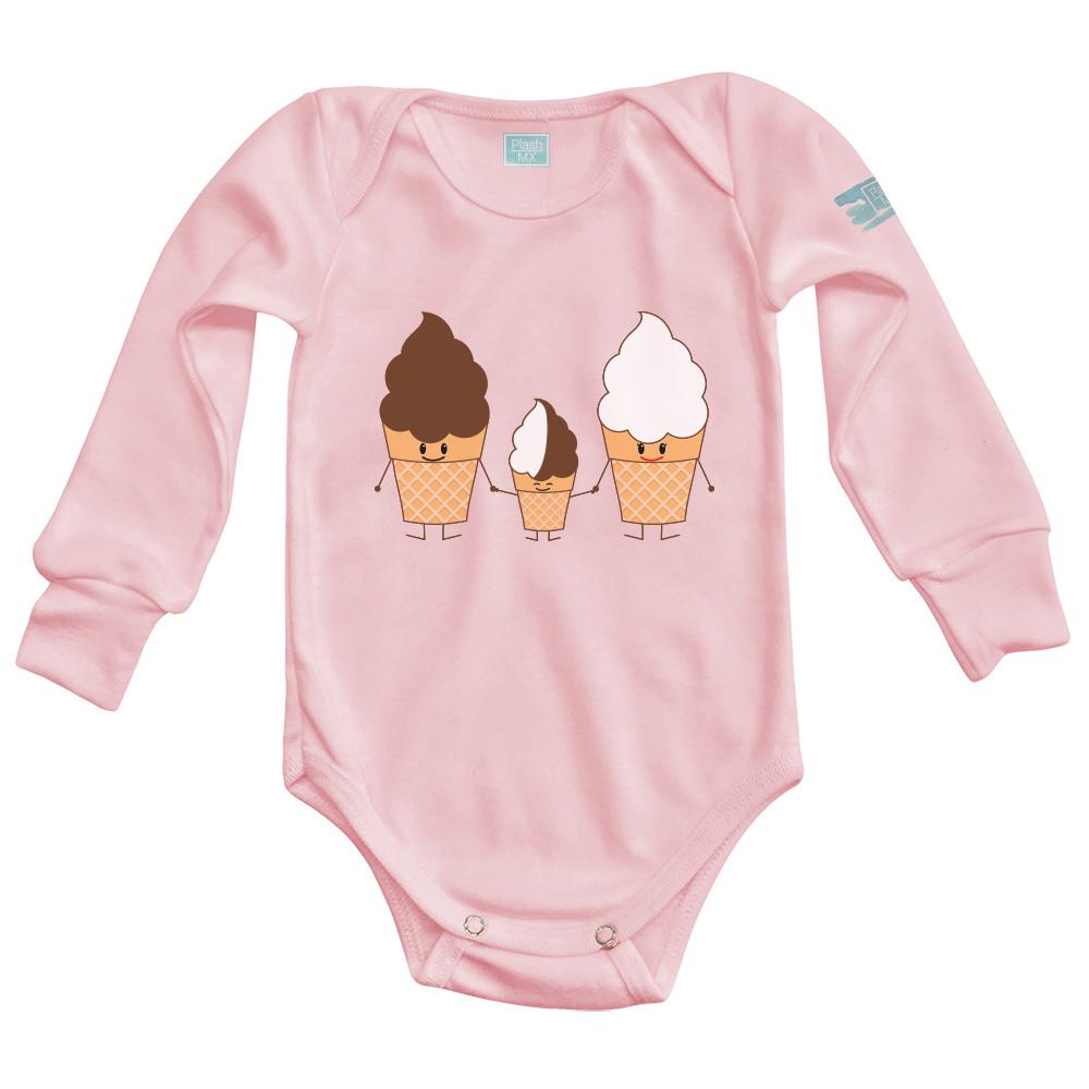 Body Bebé Familia Helados - MarchanteMX