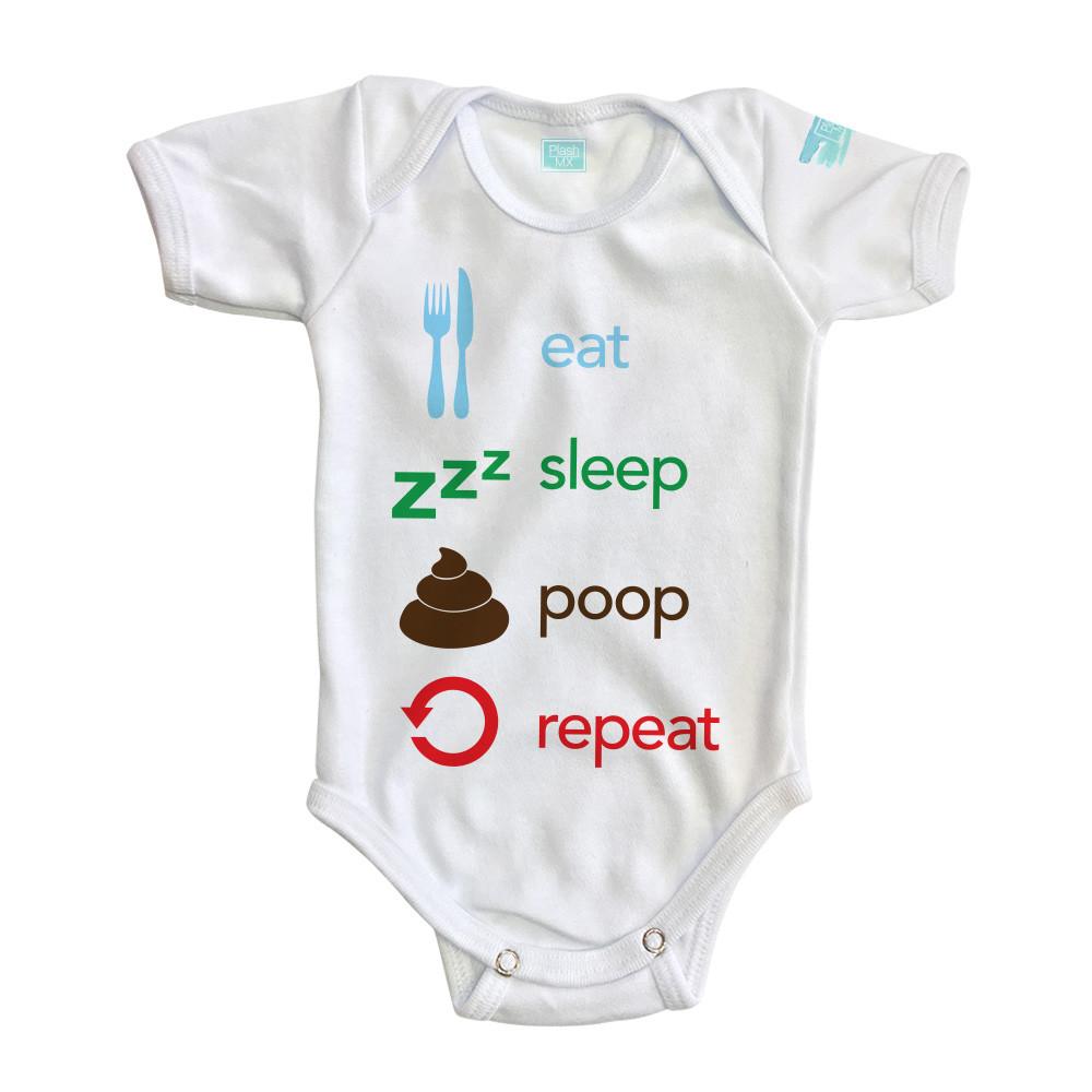 Body Bebé Eat, Sleep, Poop, Repeat - MarchanteMX