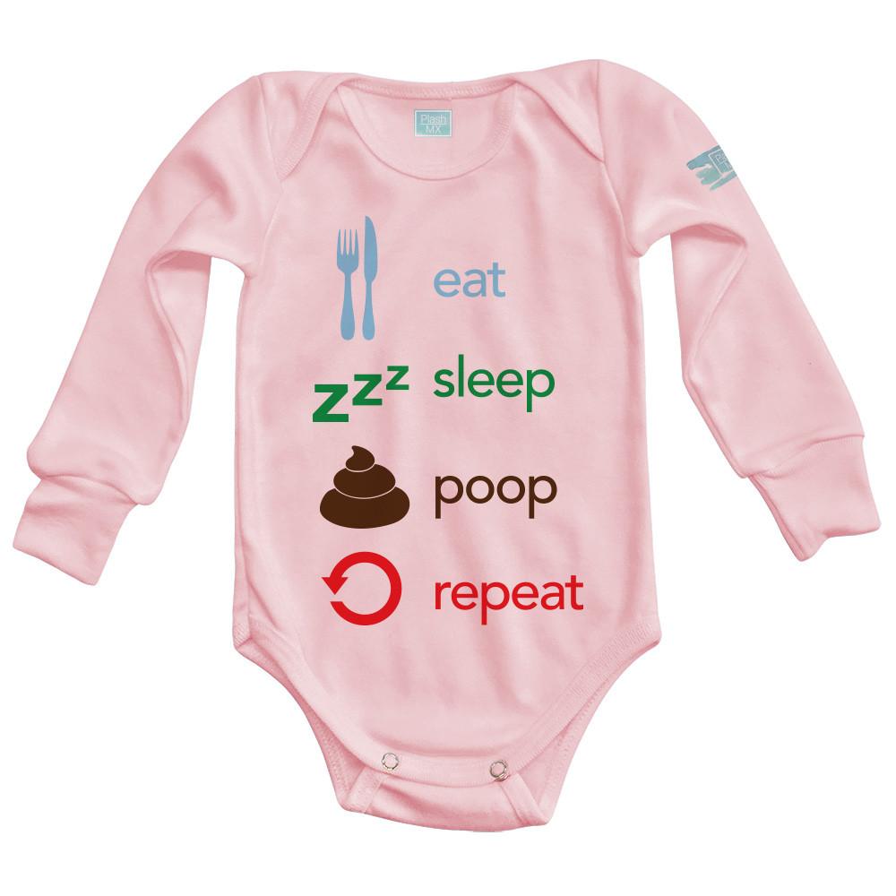 Body Bebé Eat, Sleep, Poop, Repeat - MarchanteMX