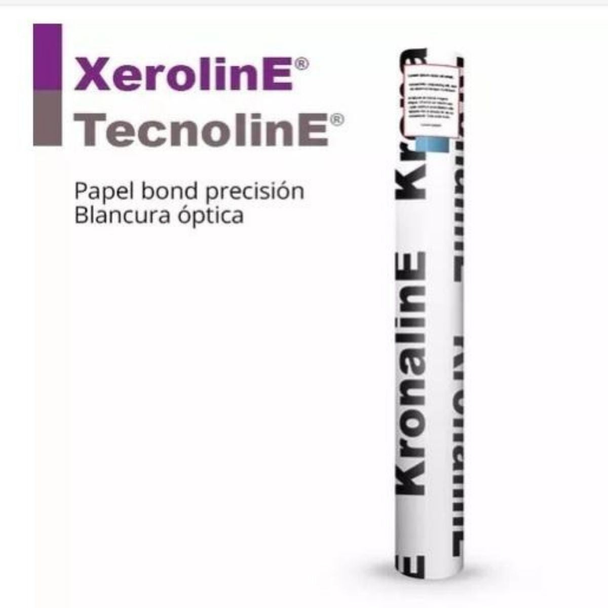Rollo De Papel Papel Bond Precisión Kronaline Bx406 - MarchanteMX
