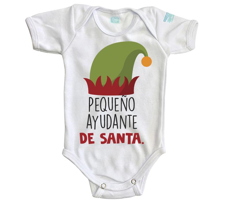 Body Bebe Pequeño Ayudante de Santa - MarchanteMX