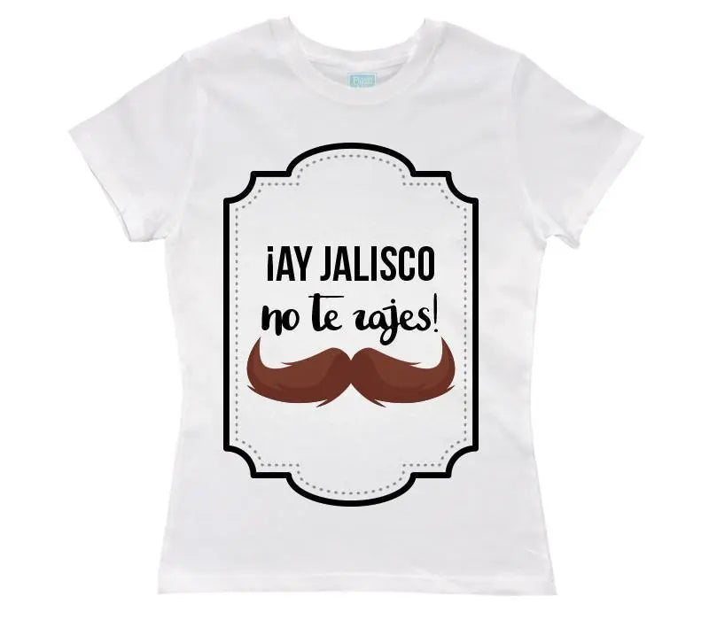 Playera Ay Jalisco Blanco / EEG / Dama - Coveme - vista lateral