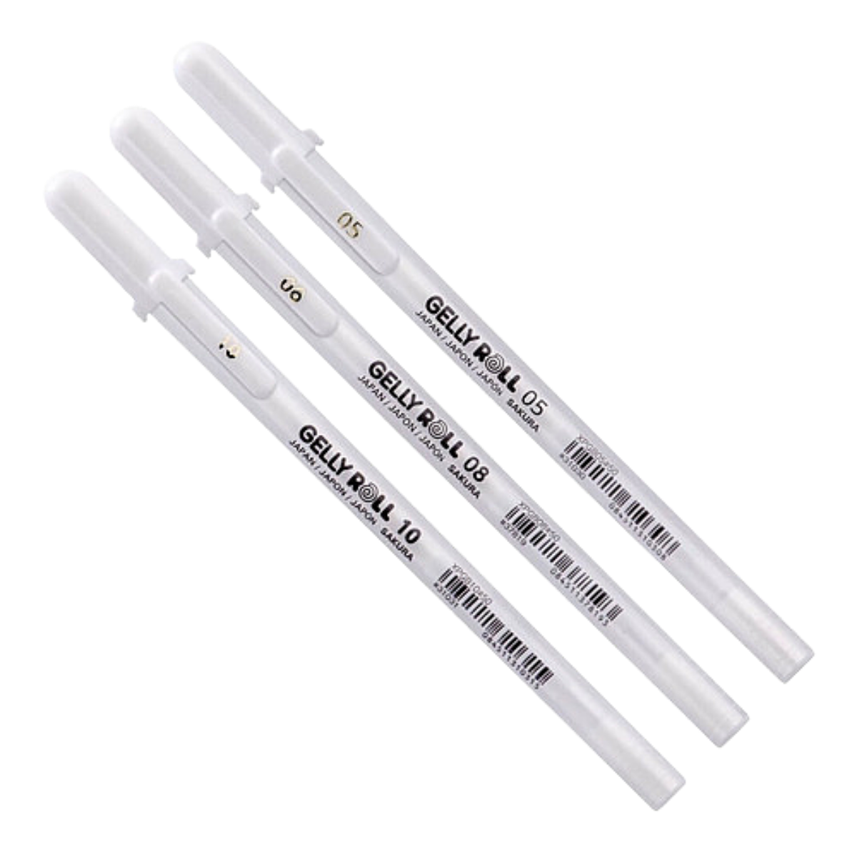 Pluma De Gel Color Blanco Gelly Roll Escoger Grosor - MarchanteMX