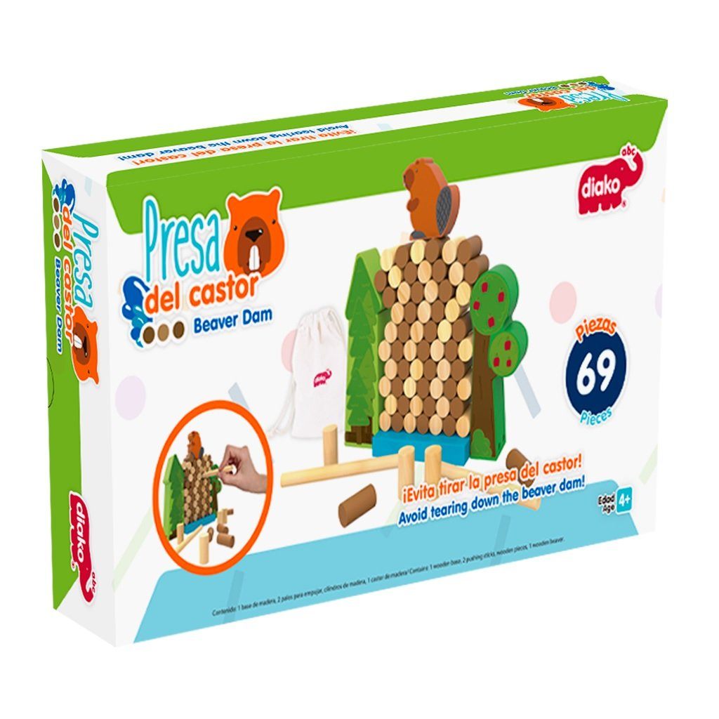 Presa Del Castor Infantil Diako Abc Juego Mesa - MarchanteMX