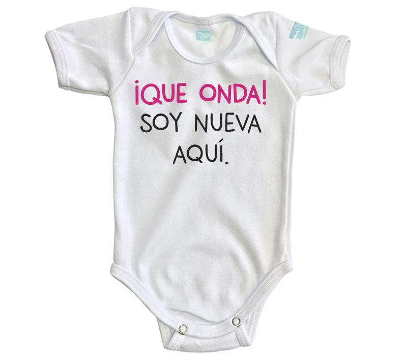 Body Bebe Que Onda Niña - MarchanteMX