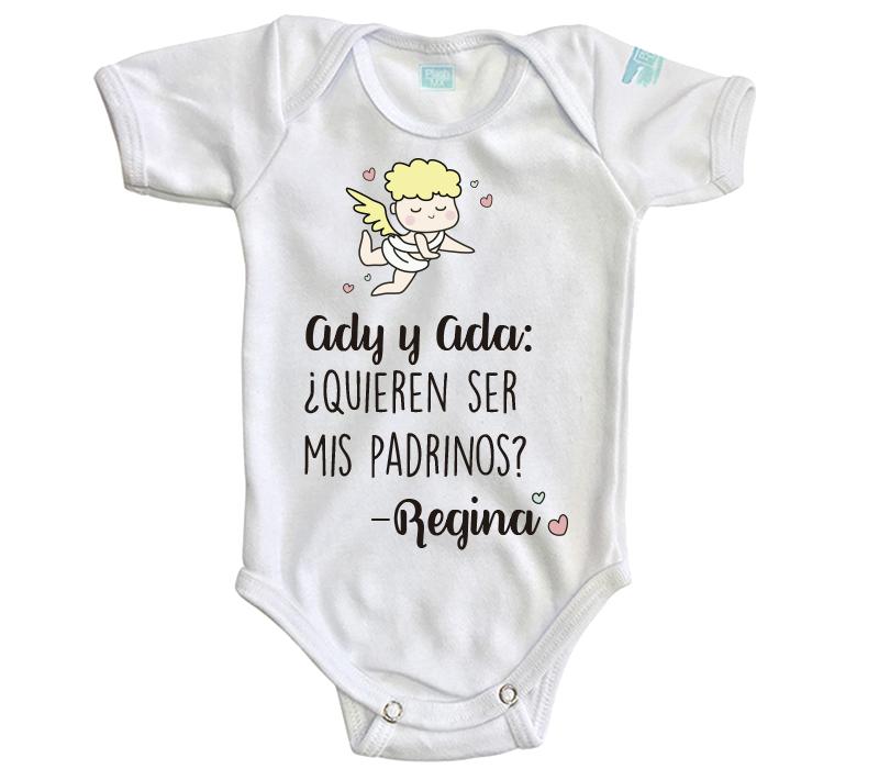 Body Bebé Padrinos Ángel - MarchanteMX
