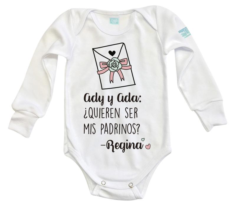 Body Bebé Padrinos Carta - MarchanteMX