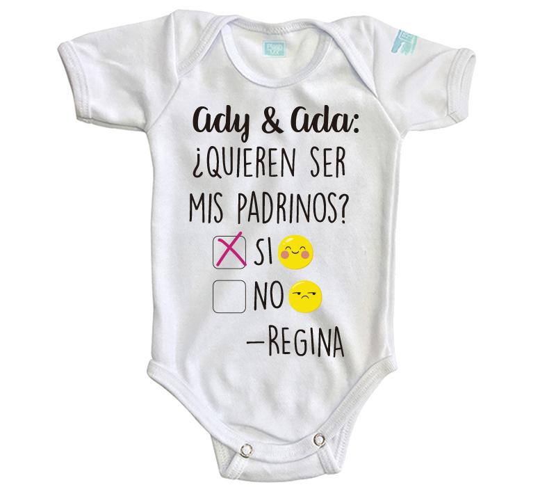 Body Bebé Padrinos Emojis - MarchanteMX