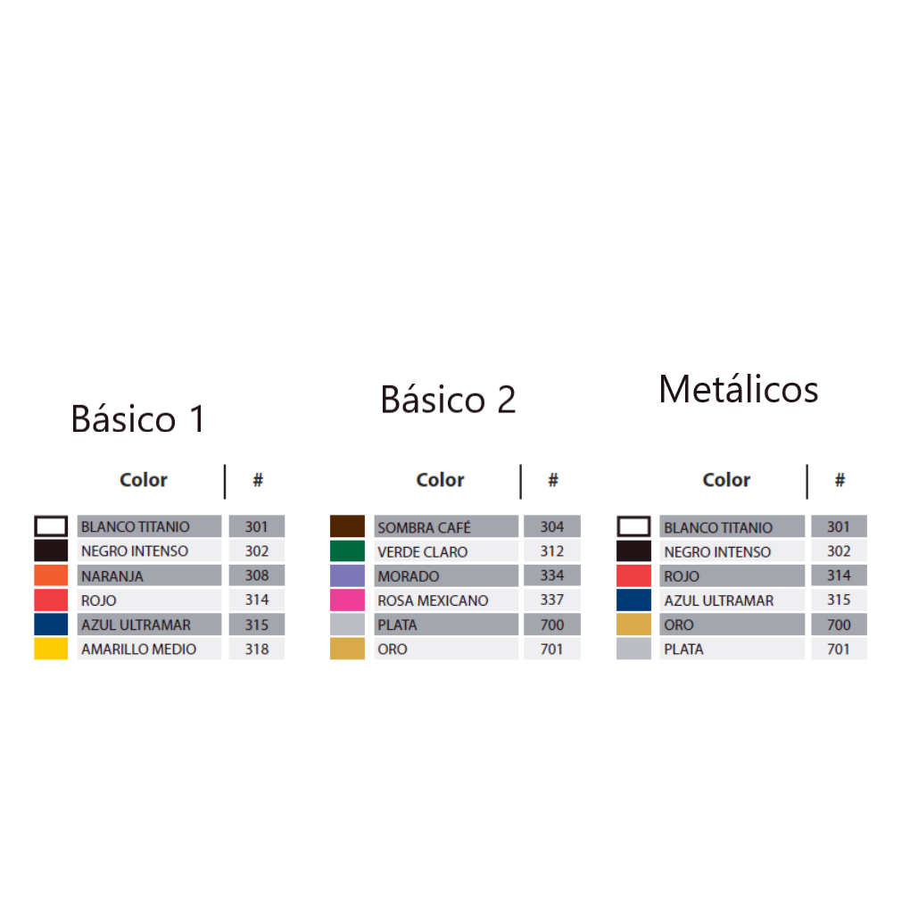 POLITEC - Set con 6 marcadores acrílicos punta 2mm