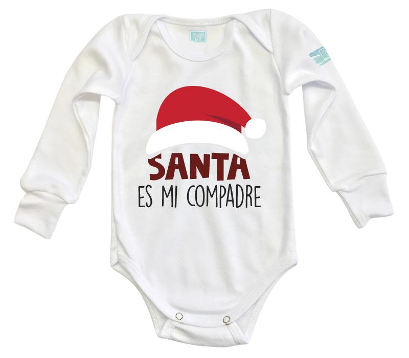 Body Bebe Santa Es Mi Compadre - MarchanteMX