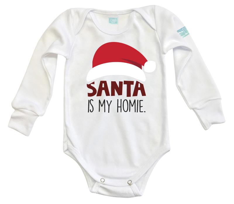 Body Bebe Santa Is My Homie - MarchanteMX