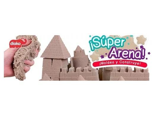 Super Arena Cinética 1 Kg Moldeable Color Arena - MarchanteMX