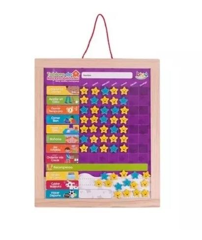 Tablero De Responsabilidades De Madera Para Niños Diako - MarchanteMX
