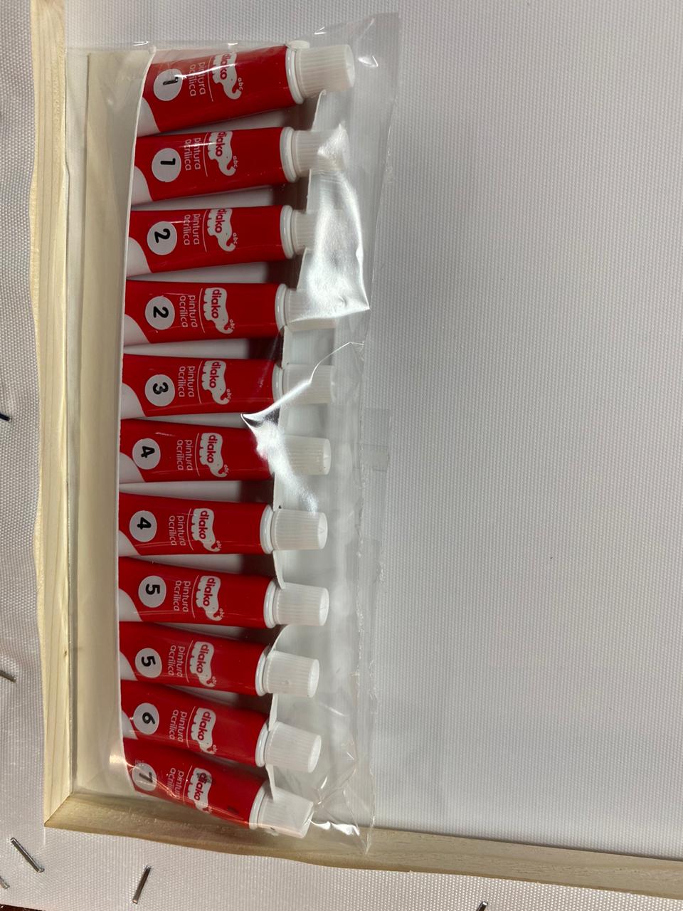 PINTA POR NÚMERO 30X40 LIRIOS