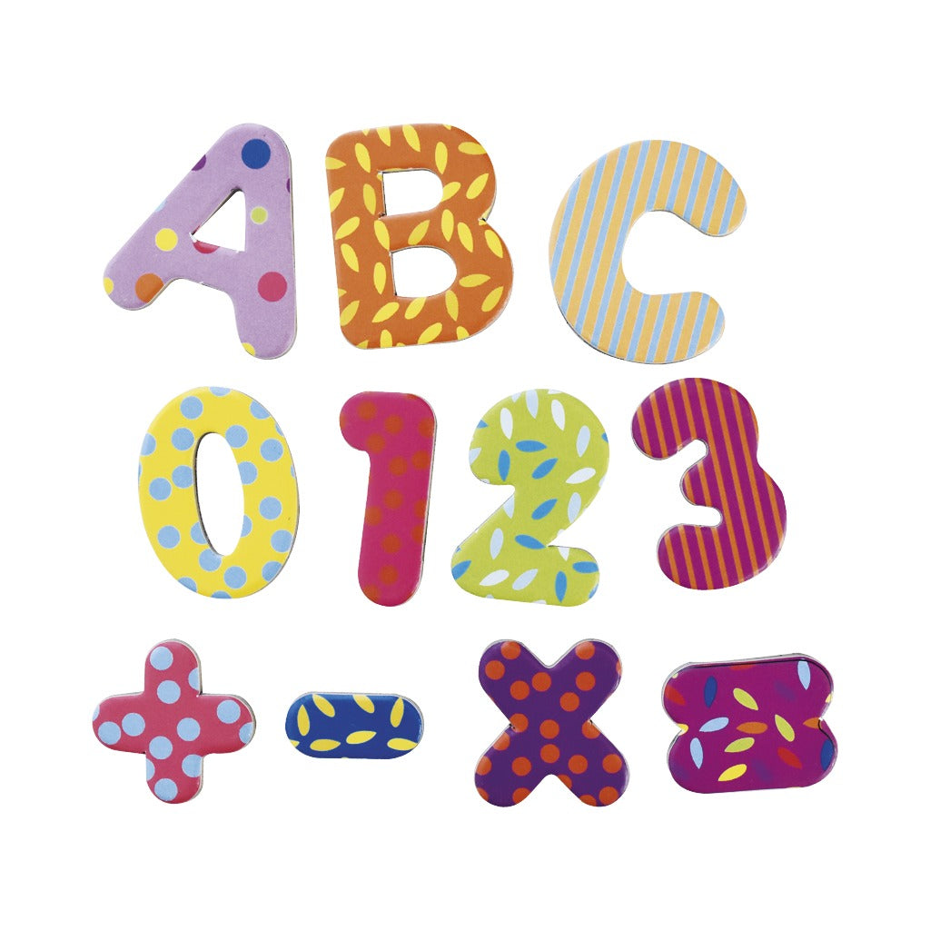 Letras Abc Imán Madera Plástico Didáctico Diako