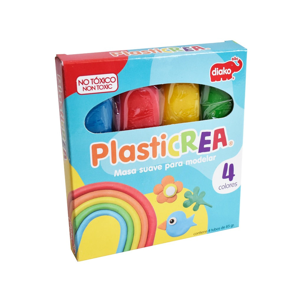 PLASTICREA SET DE 4 COLORES