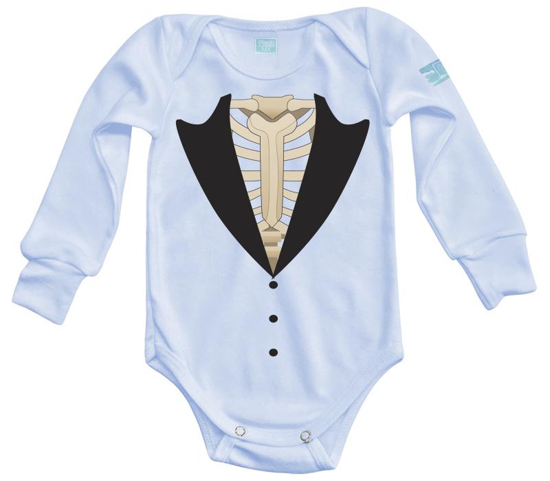 Body Bebé Camisa Huesos Niño - MarchanteMX
