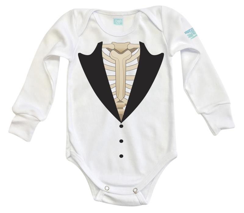 Body Bebé Camisa Huesos Niño - MarchanteMX