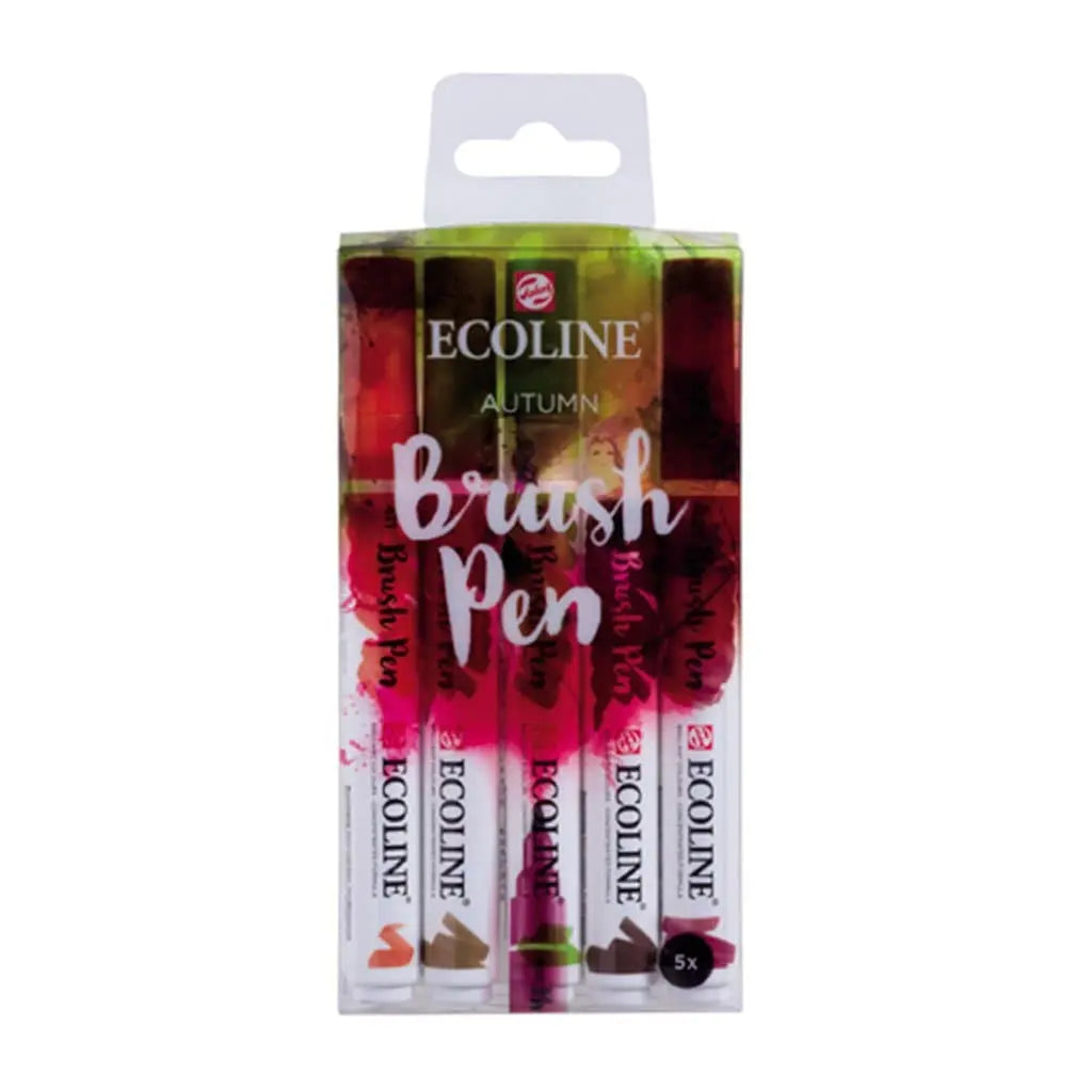 Set 5 Marcadores Pincel Ecoline Brush Pen Tonos Elegir Ecoline