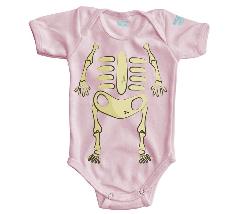 Body Bebé Esqueleto Halloween - MarchanteMX