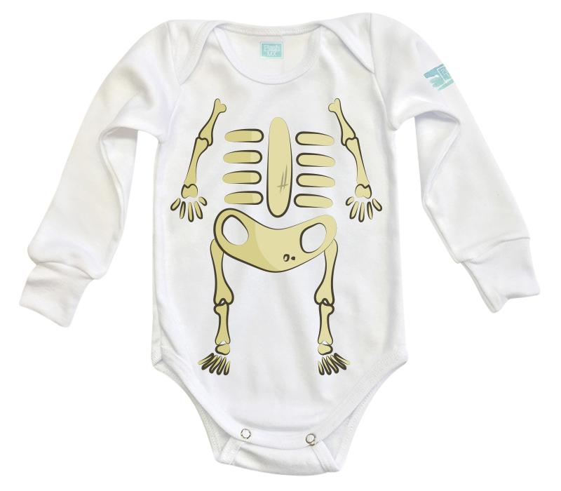 Body Bebé Esqueleto Halloween - MarchanteMX
