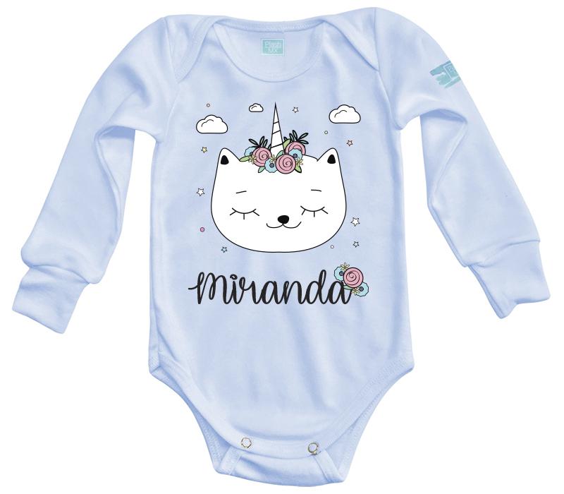 Body Bebé Gato-Unicornio - MarchanteMX