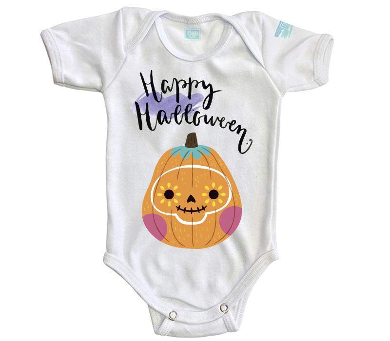 Body Bebé Happy Halloween Calabaza Calaverita - MarchanteMX