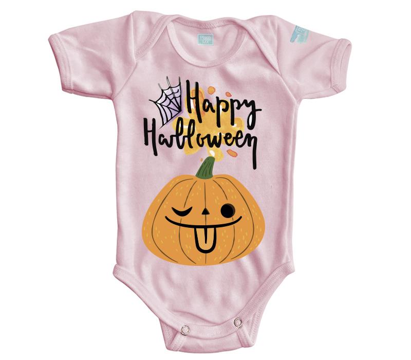 Body Bebé Happy Halloween Calabaza Mueca - MarchanteMX