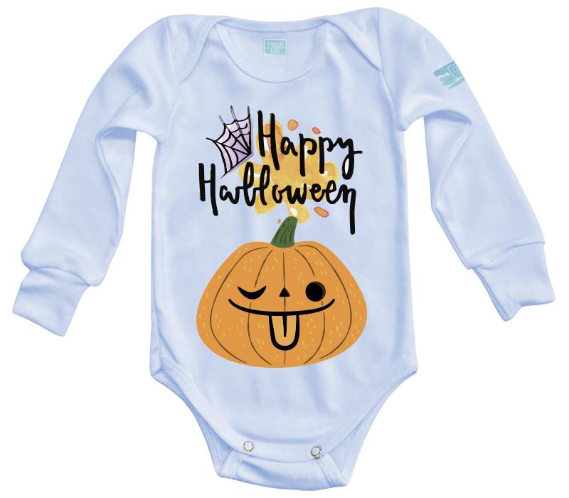 Body Bebé Happy Halloween Calabaza Mueca - MarchanteMX