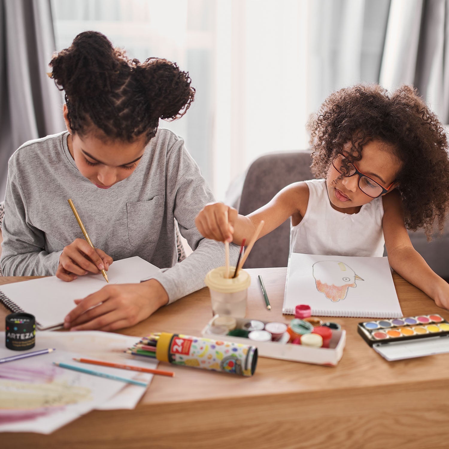 Set 24 Lápices Colores Con Olor Niños Aromatizados Arteza