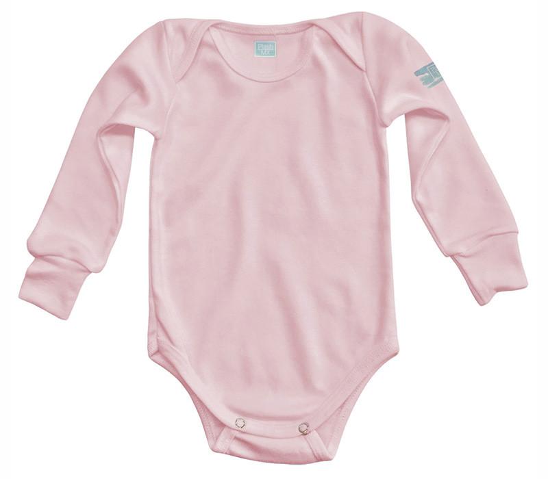 Body Bebe Rosa Manga Larga - MarchanteMX