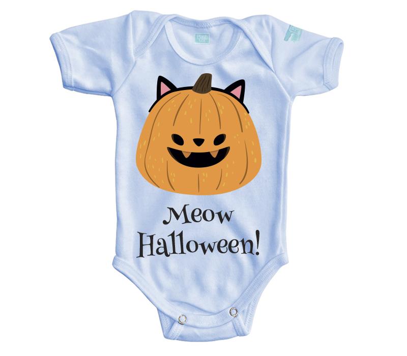 Body Bebé Meow Halloween - MarchanteMX