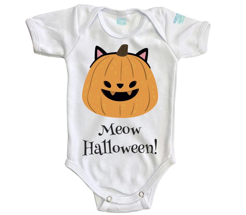 Body Bebé Meow Halloween - MarchanteMX