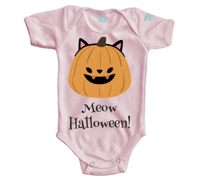 Body Bebé Meow Halloween - MarchanteMX