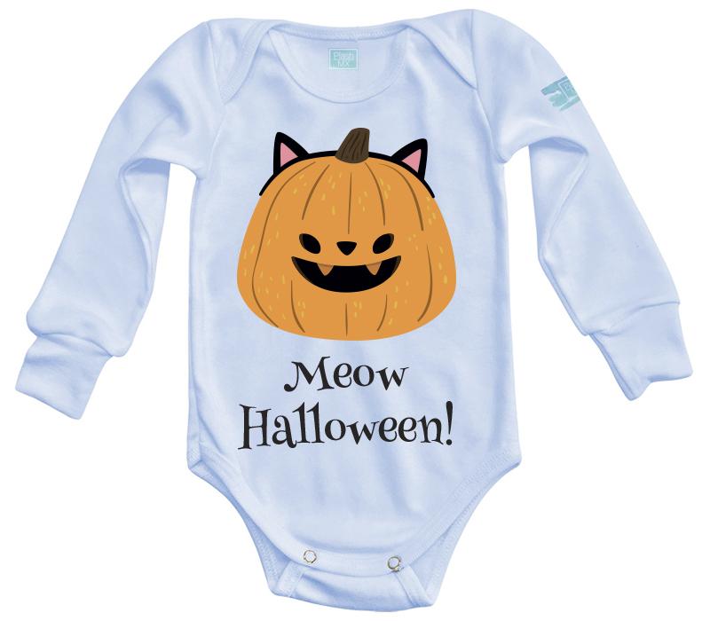Body Bebé Meow Halloween - MarchanteMX