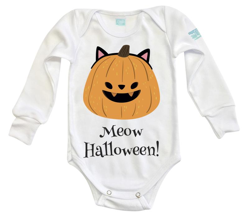 Body Bebé Meow Halloween - MarchanteMX