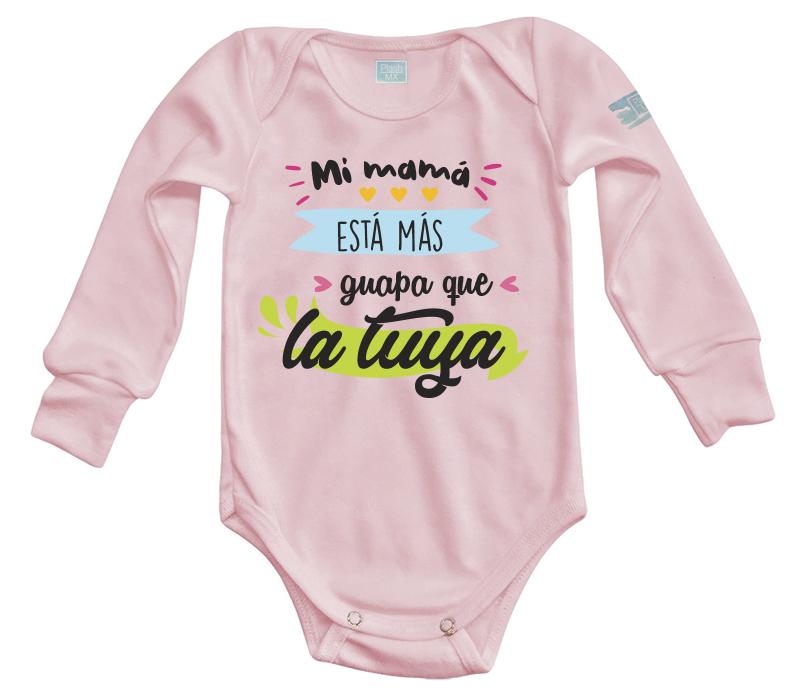 Body Bebé Mi Mamá Está Más Guapa - MarchanteMX