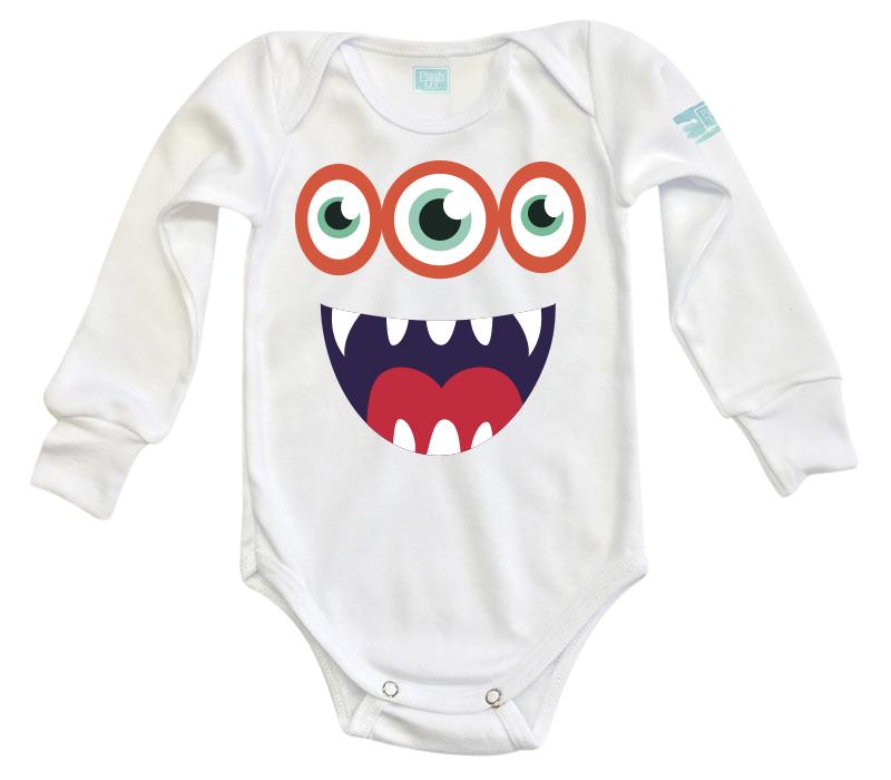 Body Bebé Monstruo 3 Ojos - MarchanteMX