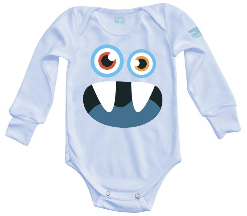Body Bebé Monstruo Azul - MarchanteMX
