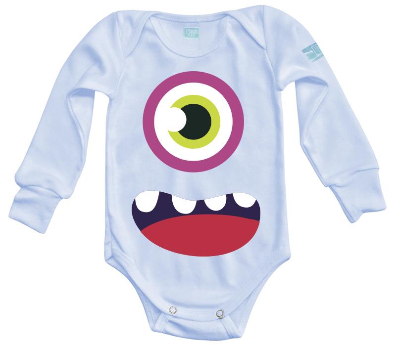 Body Bebé Monstruo Fiusha - MarchanteMX