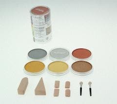 PANPASTEL - Set con 6 pasteles metálicos