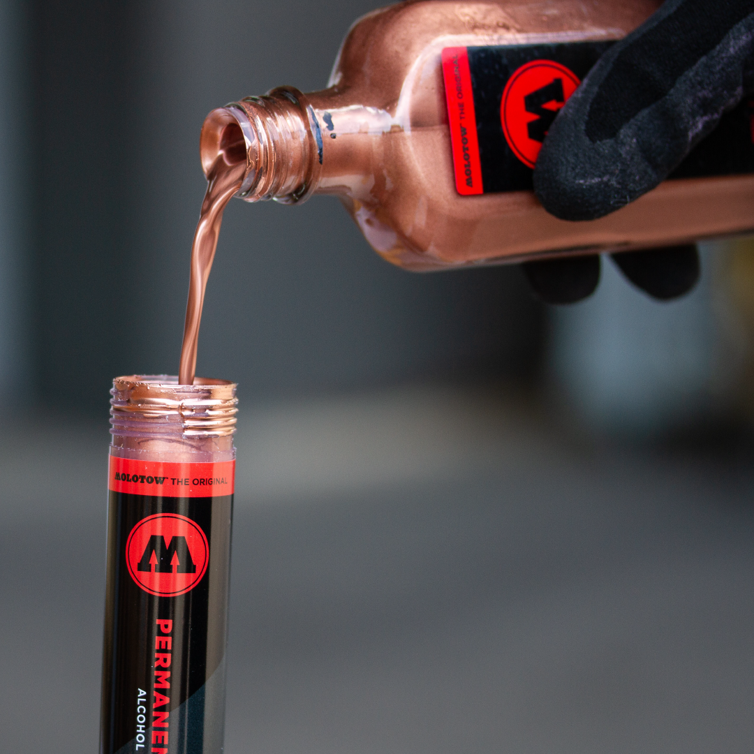 MOLOTOW - REFILL TINTA PERMANENTE BASE ALCOHOL 125ML